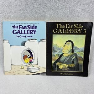 The Far Side Gallery Paperback Books By Gary Larson Comics Vintage Collectible